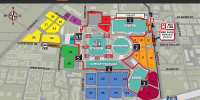 NRG stadiona autostāvvieta kartē