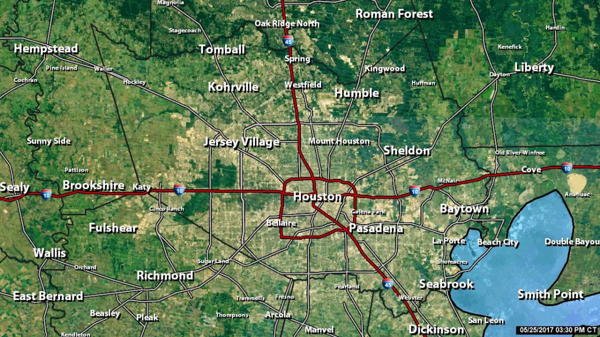 radaru karte Houston