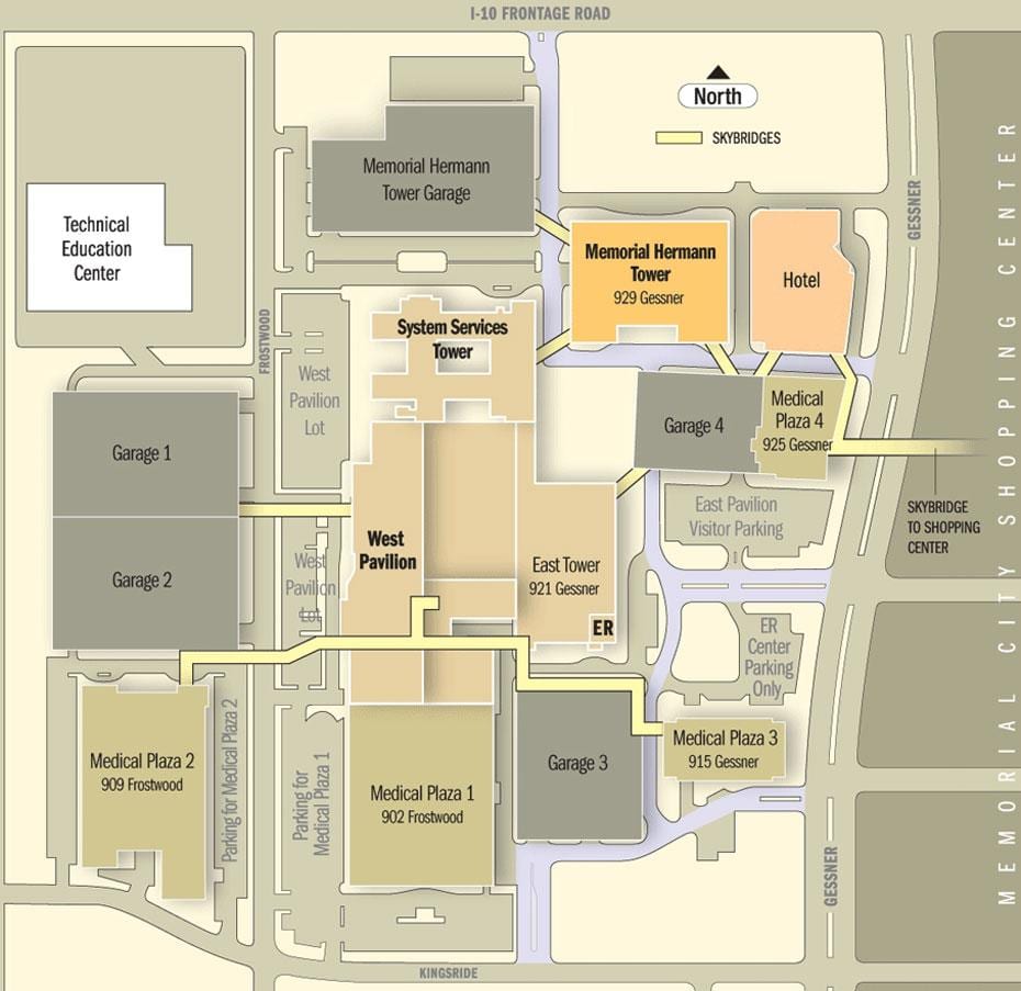 Memorial Hermann hospital karte