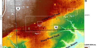 Houston tx pacēlums karte