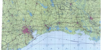 Topogrāfiskās kartes Houston